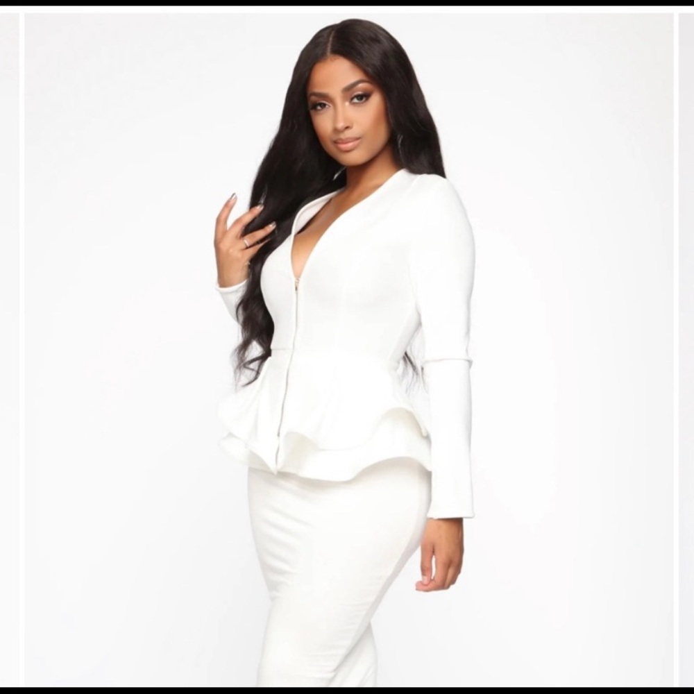 Fashion Nova Peplum Blazer